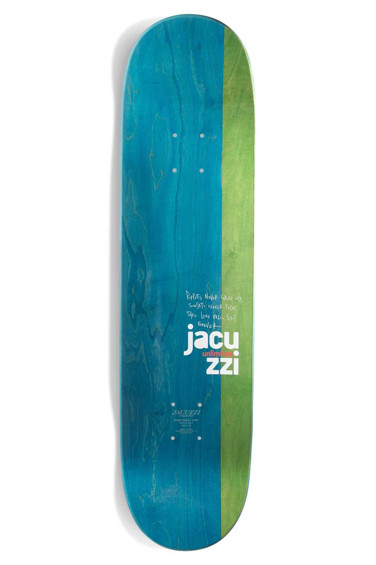 Jacuzzi Skateboards Flavour Deck 8.5" 002