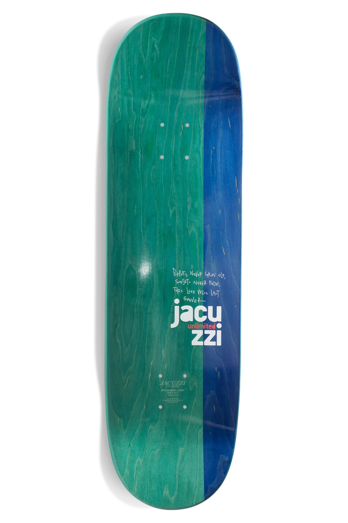 Jacuzzi Skateboards Fetch Deck 8.25" 003