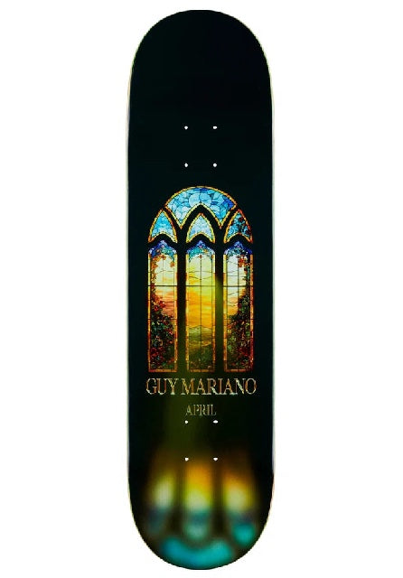 April Skateboards Guy Mariano Stained Glass Deck top