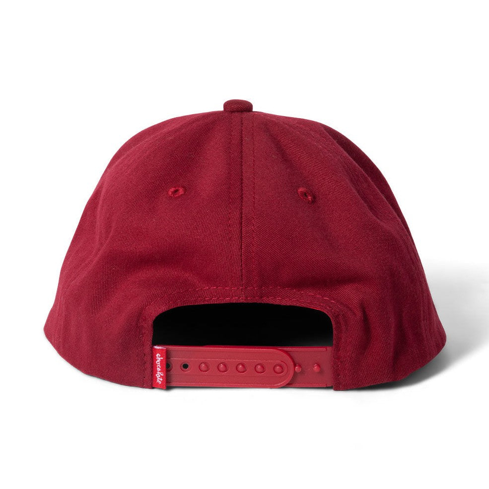 Chocolate Skateboards Comic 6 Panel Cap Burgundy Back