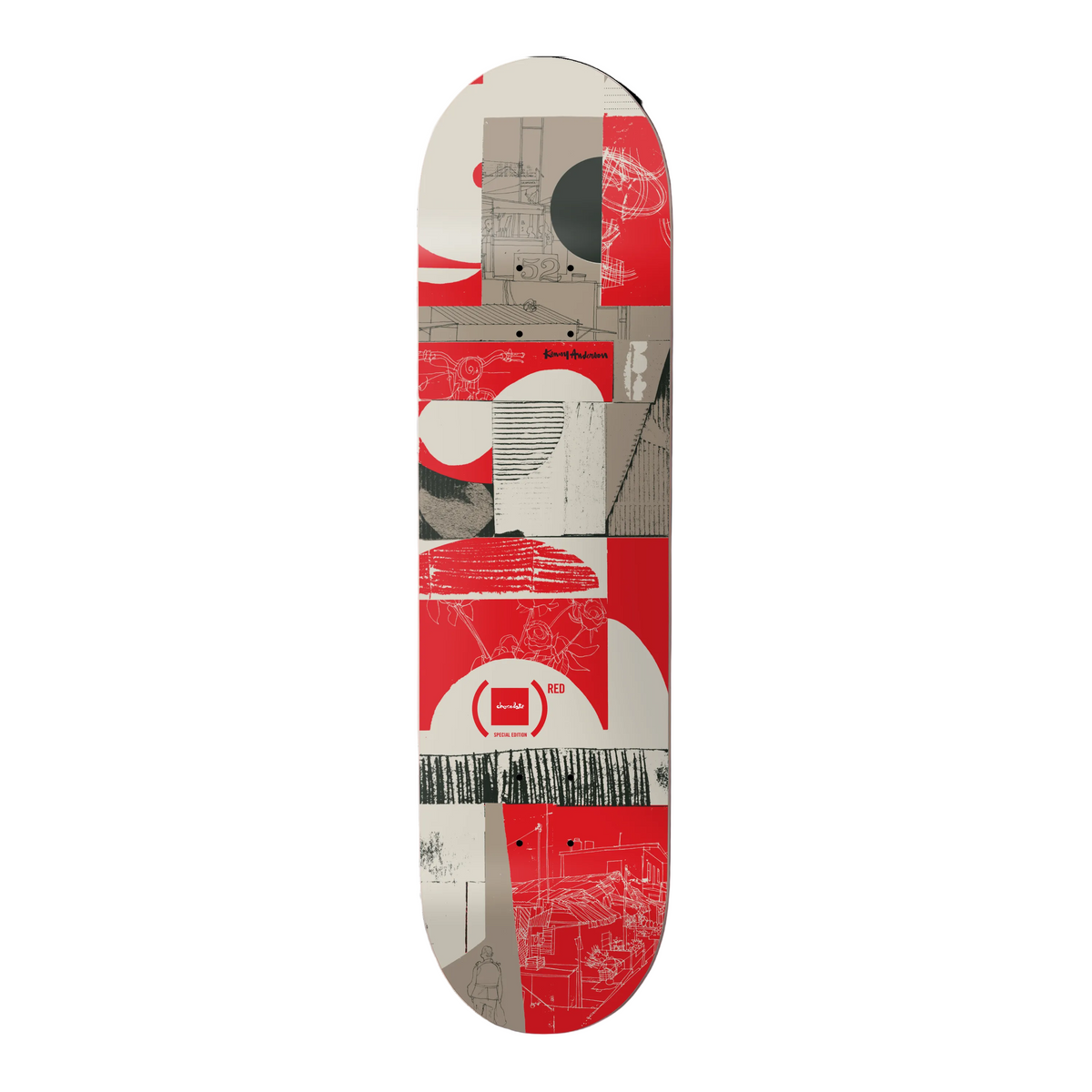 Chocolate Deck (RED) Hecox Kenny Anderson 8"