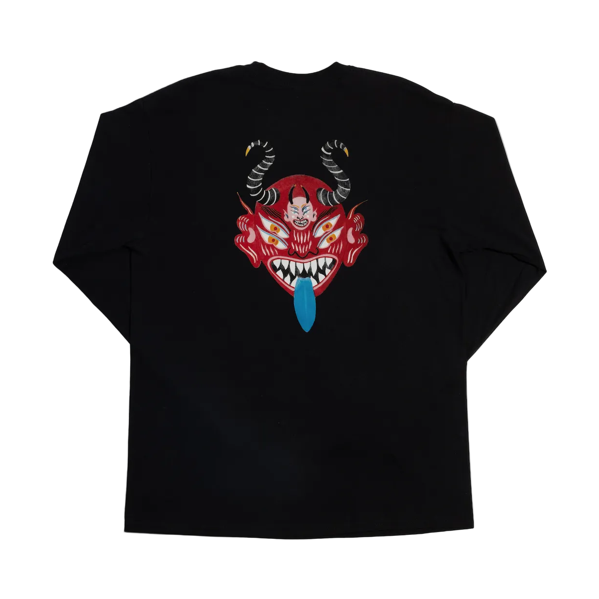Chocolate Skateboards Mask Long Sleeve Tee Black Back
