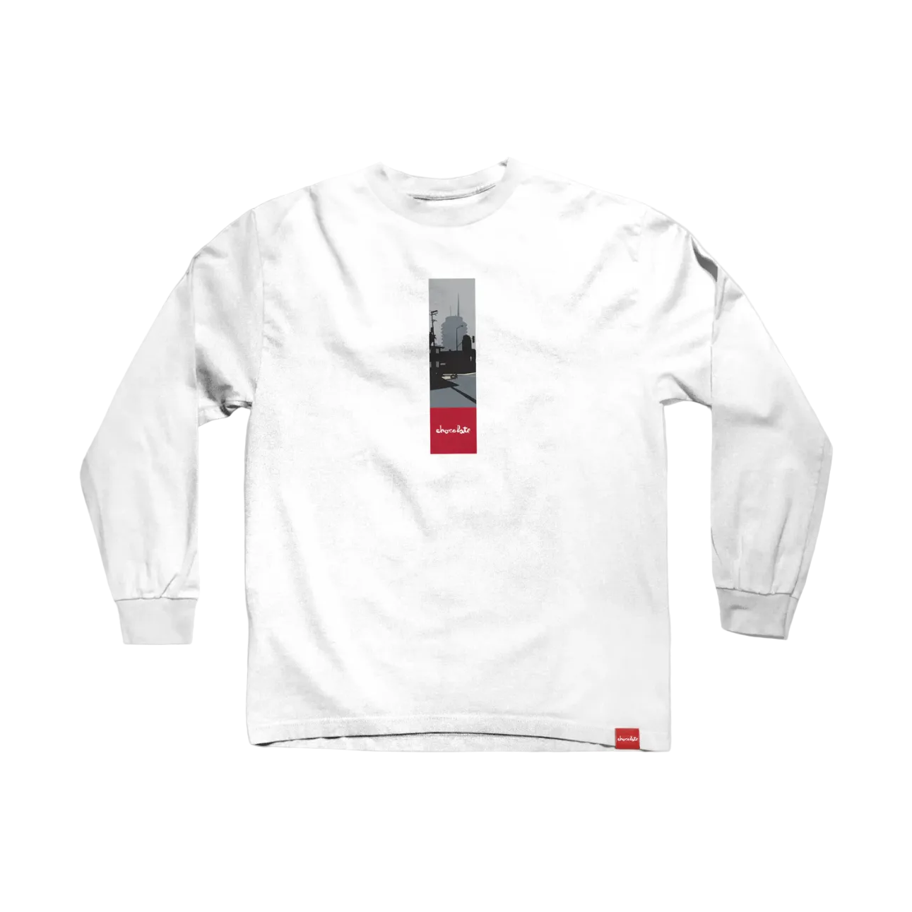 Chocolate Return to Chocolate City Long Sleeve T-shirt White