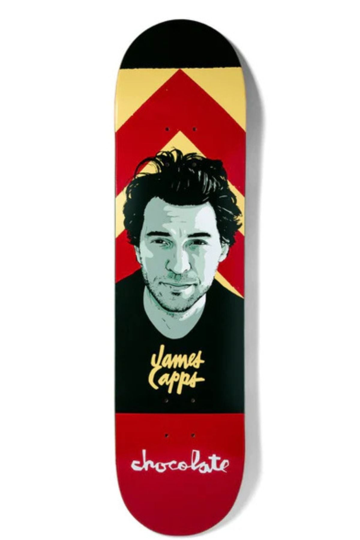 Chocolate Skateboard Deck Hecox Portrait James Capps 8"
