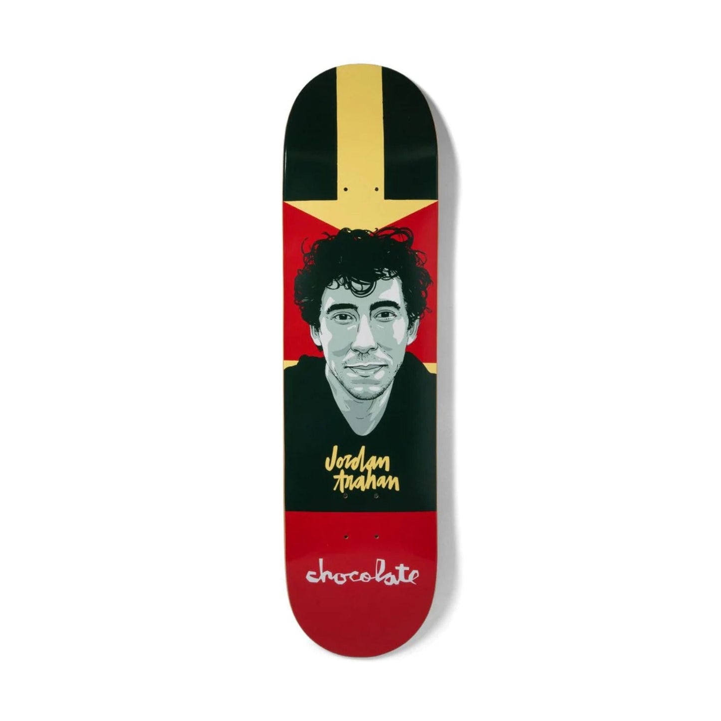Chocolate Skateboard Deck Hecox Portrait Jordan Trahan 8.25"