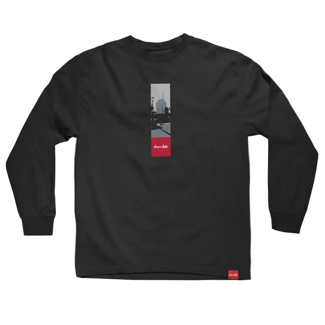 Chocolate Return to Chocolate City Long Sleeve Tee Black