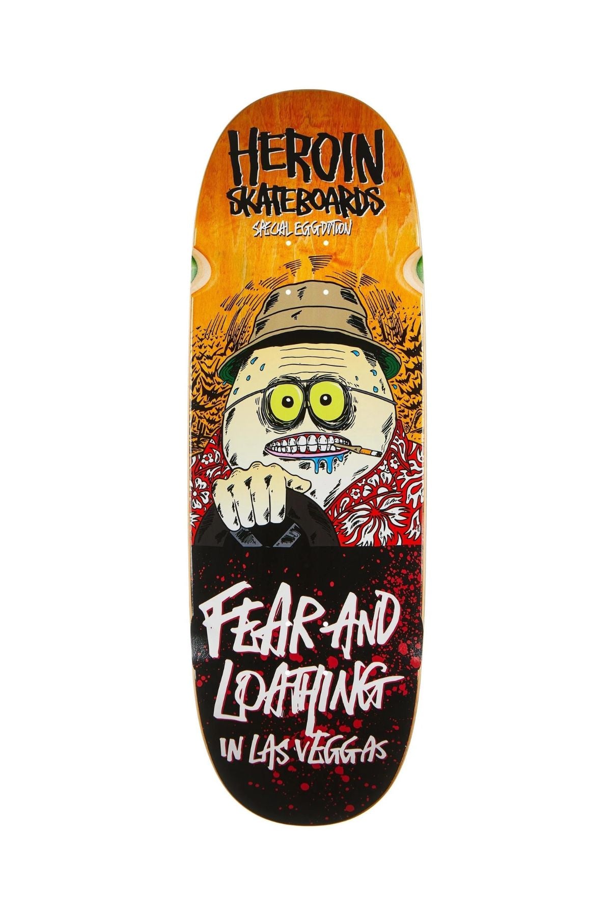 Heroin Skateboards | Fear & Loathing Egg Deck | 10.4"