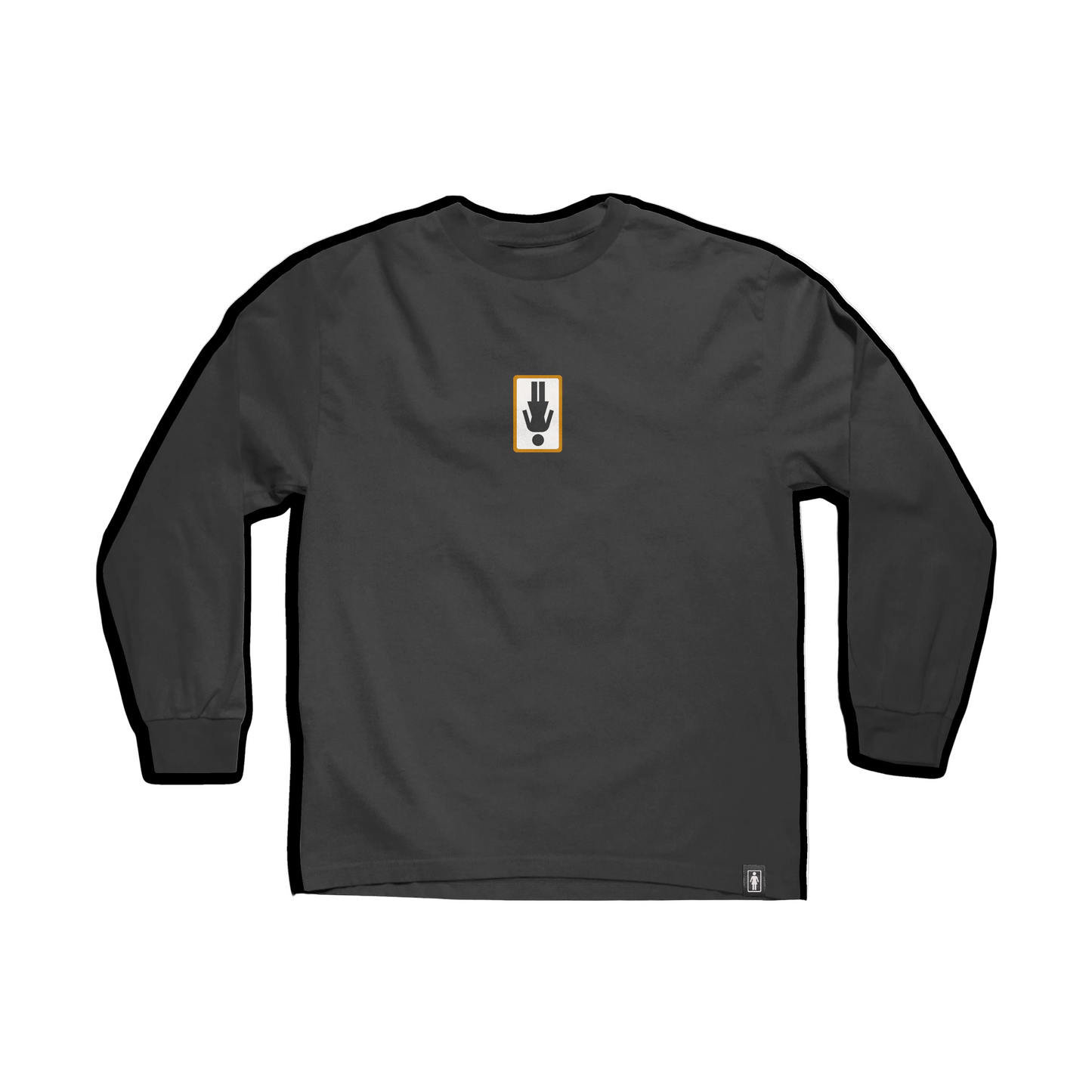Girl Skateboards 93 Til Oops Long Sleeve Tee Granite