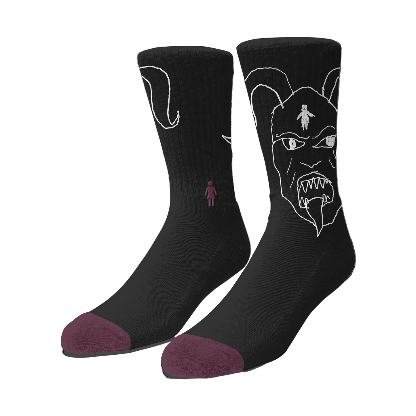 Girl Breezy Breana Geering Socks Black