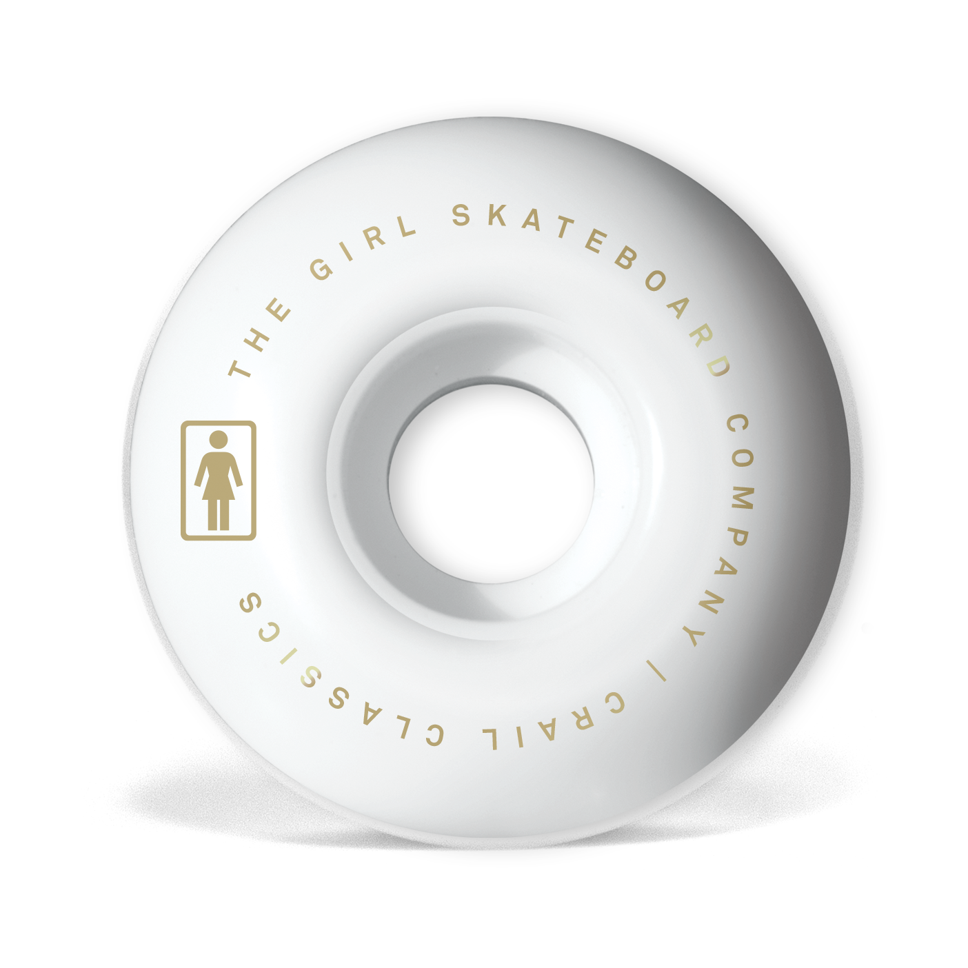 Girl Pictograph Staple Skateboard Wheels 53mm 99D Back