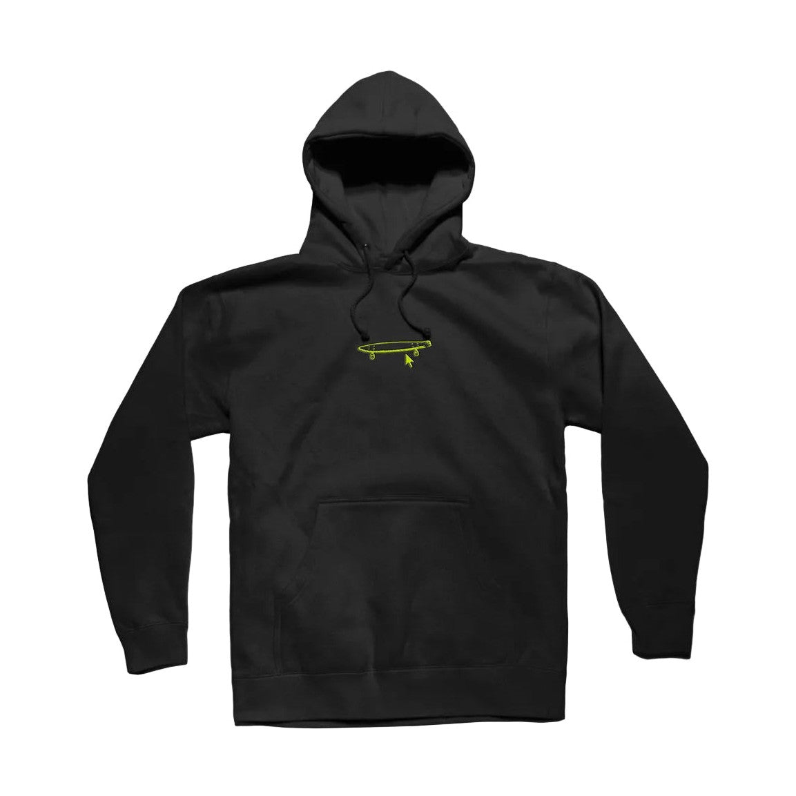 Girl Skateboards Crailtap Neon Logo Hoodie Black