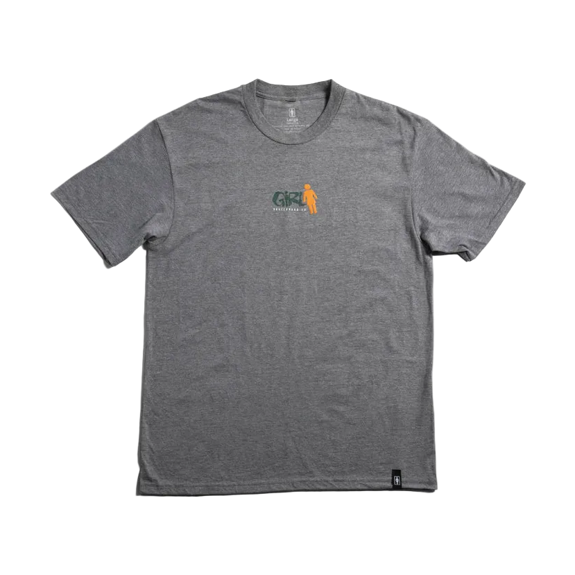 Girl Skateboards Sloppy OG Tee Charcoal