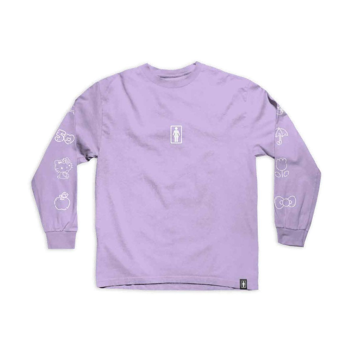 Girl Hello Kitty 50th Sleeve Long Sleeve Tee Lavender
