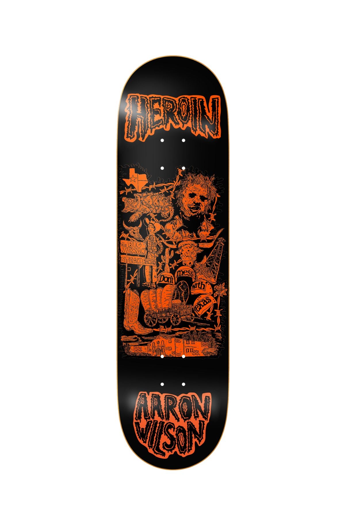 Heroin Skateboards | Aaron Wilson - Allegory of Fear | 8.75"