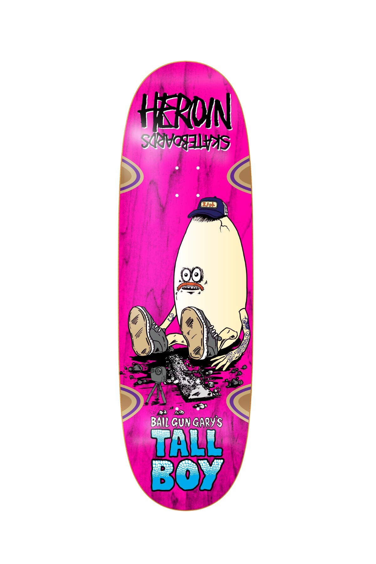 Heroin Skateboards | Bail Gun Gary’s Tall Boy | 10.25"