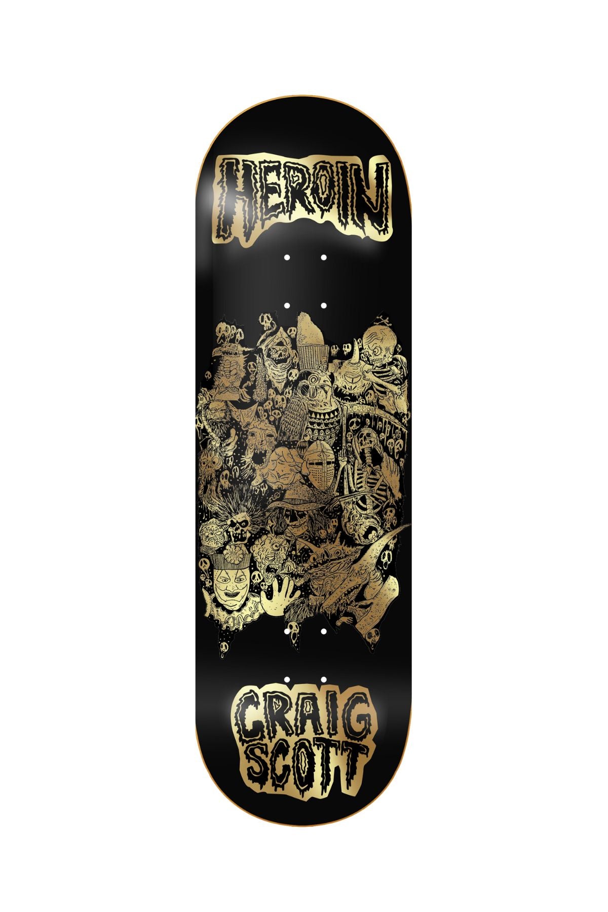 Heroin Skateboards | Craig Questions - Allegory of Fear | 10.0"