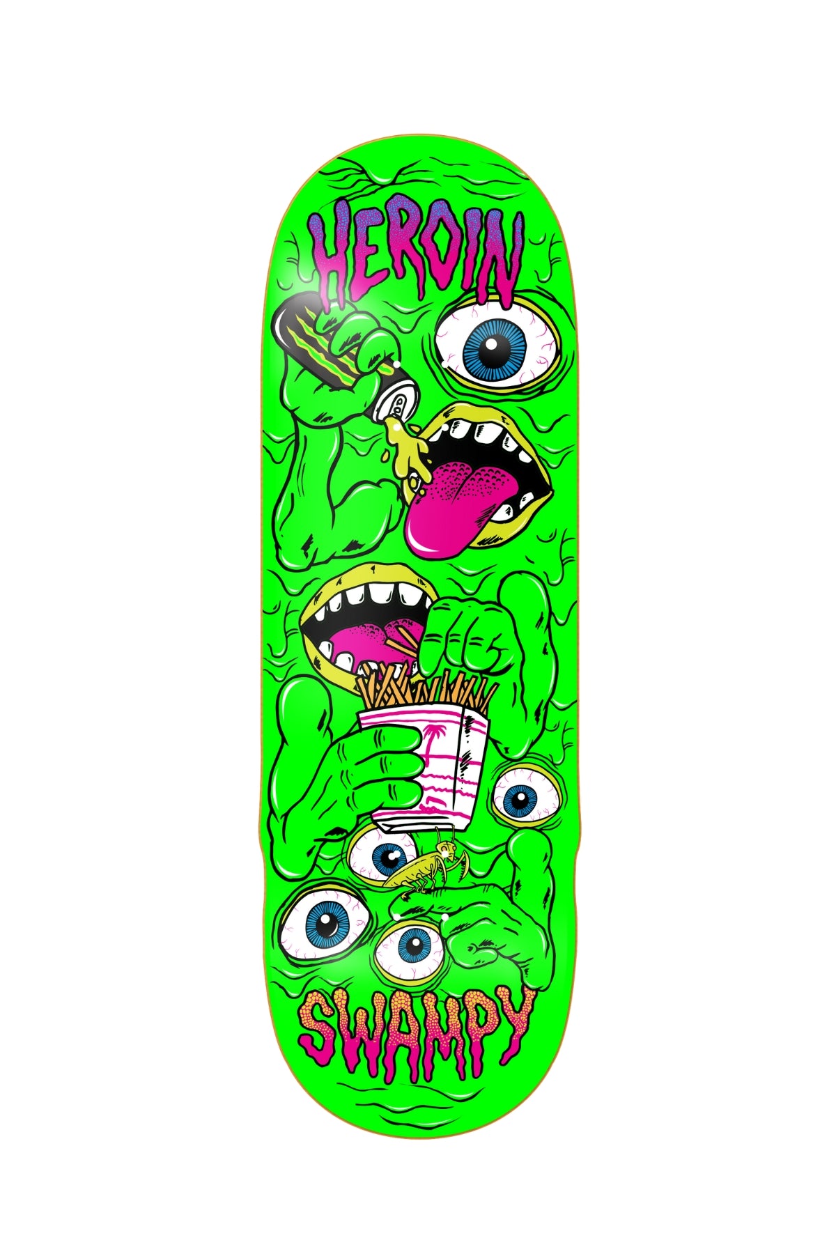 Heroin Skateboards | Swampy Mutate or Die | 10.2”