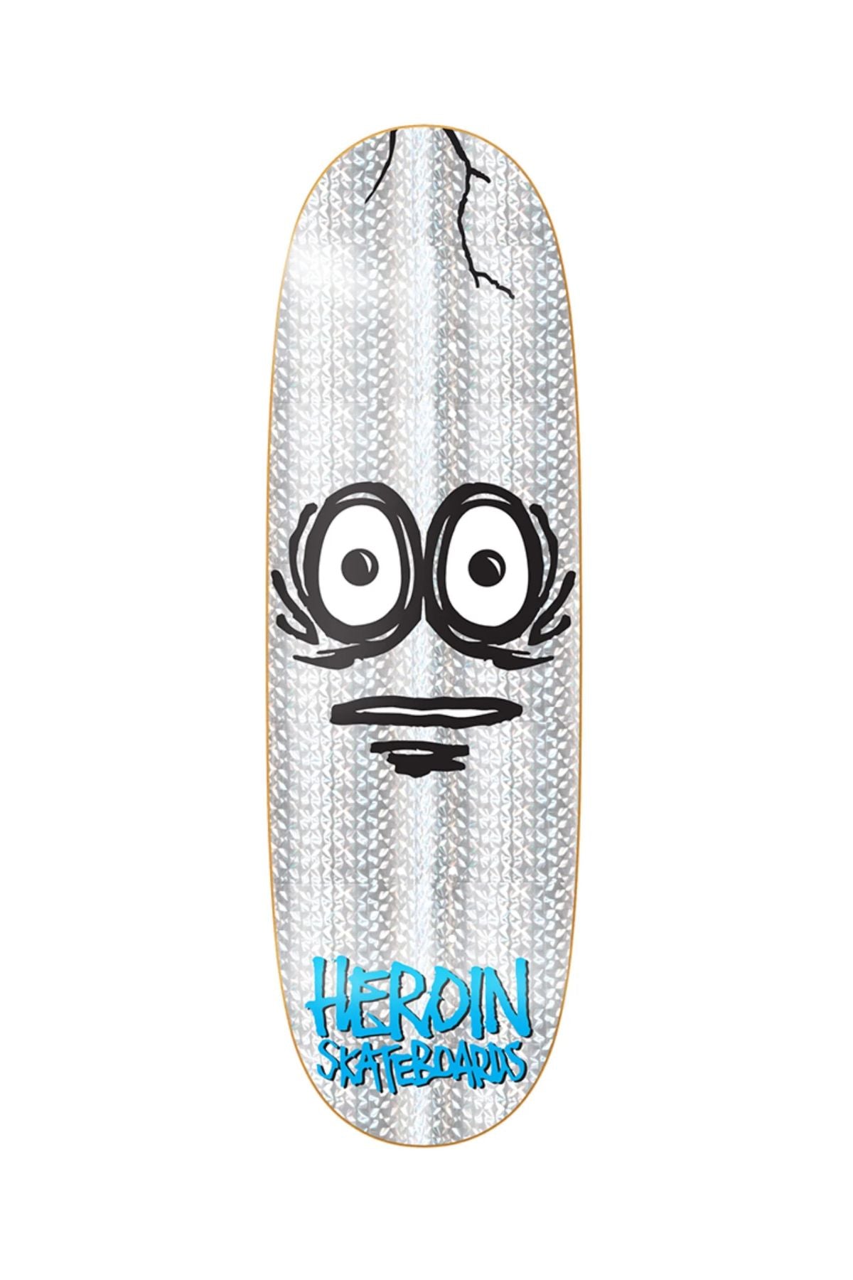 Heroin Skateboards | Very Big Holo Egg Deck | 10"