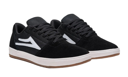 Lakai Brighton Black Suede Skate Shoes Pair
