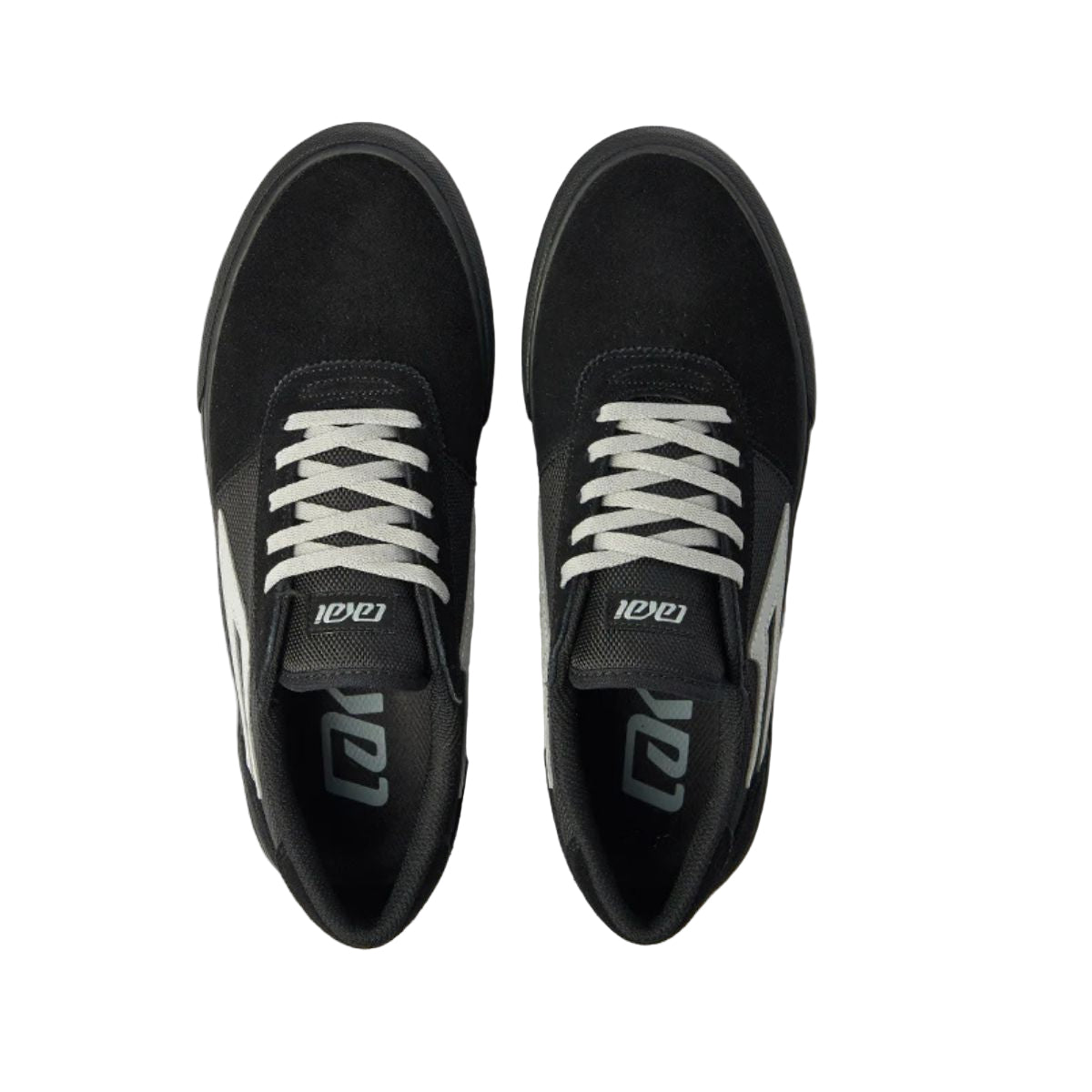 Lakai Manchester Skate Shoes Black/Black Top
