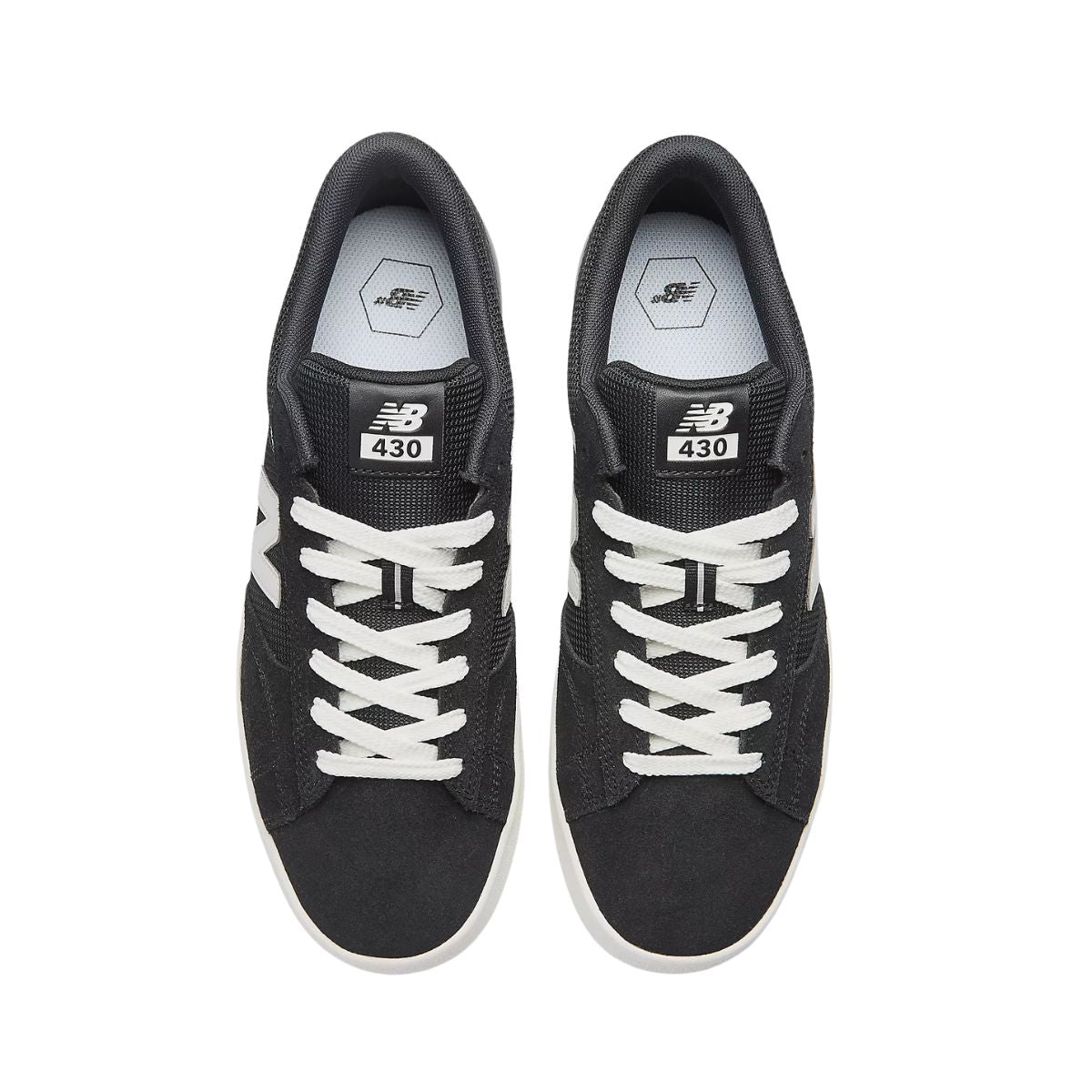 NEW BALANCE NUMERIC 430 SKATE SHOES | BLACK & WHITE