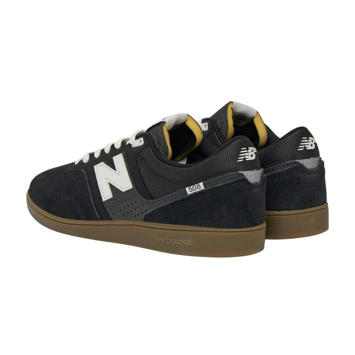 NEW BALANCE NUMERIC 508 SKATE SHOES | WESTGATE | BLACK & DARK GUM