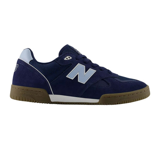 NEW BALANCE NUMERIC 600 SKATE SHOES | TOM KNOX | NAVY / SKY BLUE