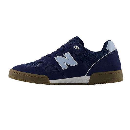 NEW BALANCE NUMERIC 600 SKATE SHOES | TOM KNOX | NAVY / SKY BLUE