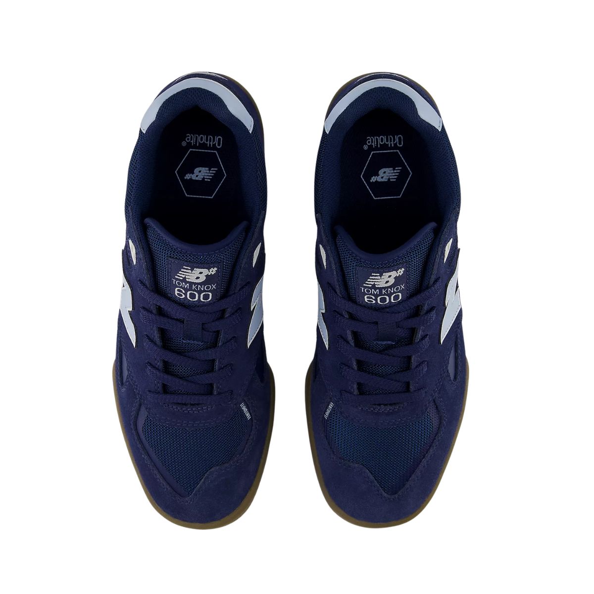 NEW BALANCE NUMERIC 600 SKATE SHOES | TOM KNOX | NAVY / SKY BLUE