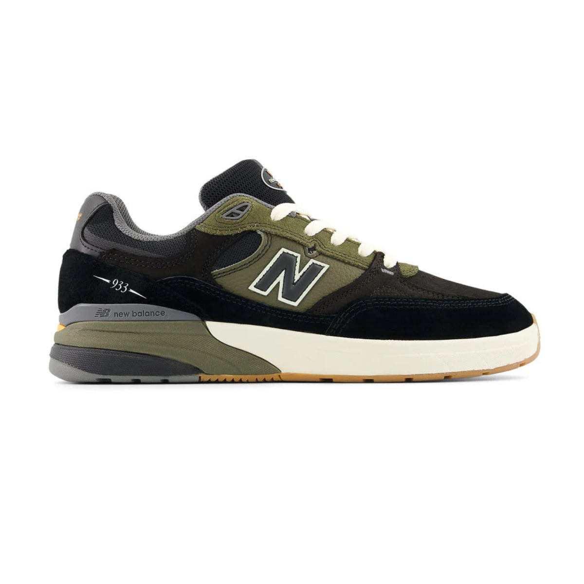 NEW BALANCE NUMERIC | ANDREW REYNOLDS 933 BST | BLACK / DARK OLIVE