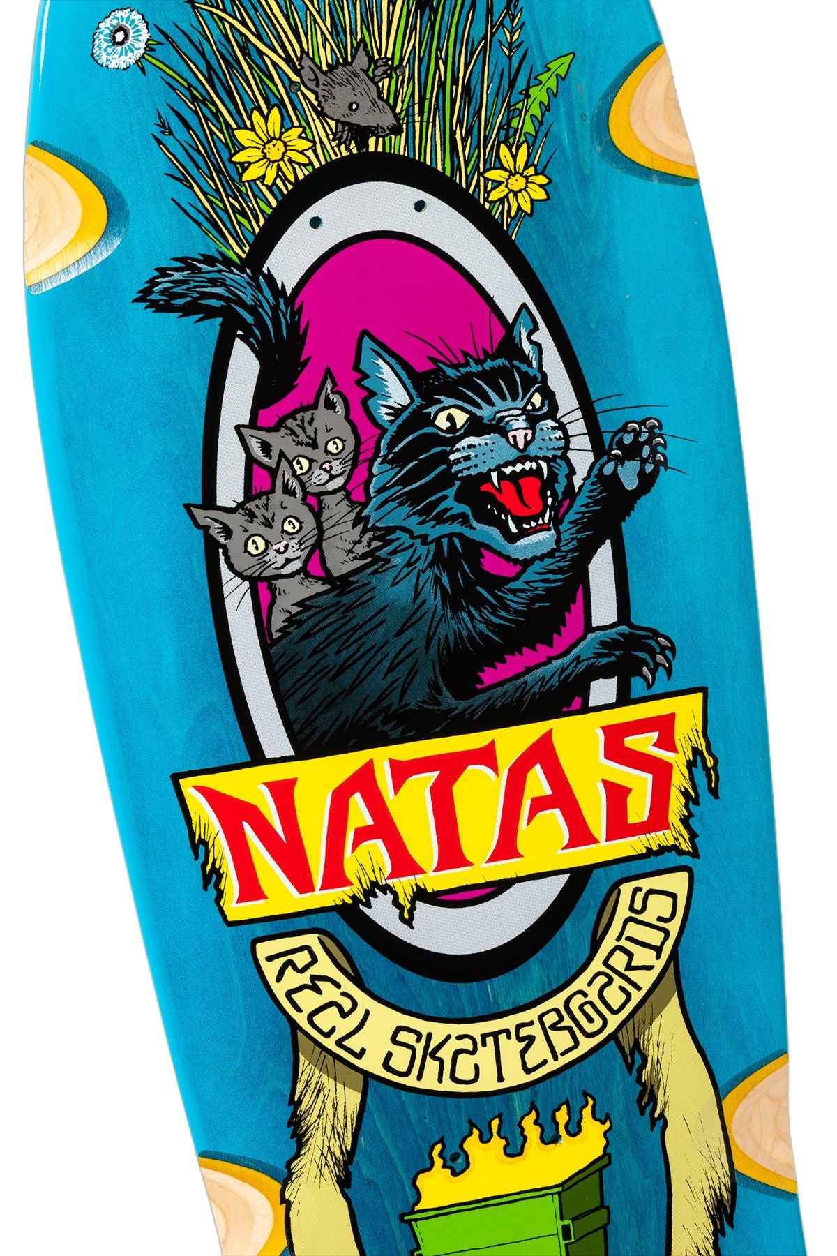 Real | Natas Kaupas Guest Pro Model Deck x Todd Francis | SSD25 | Blue | 10.891”