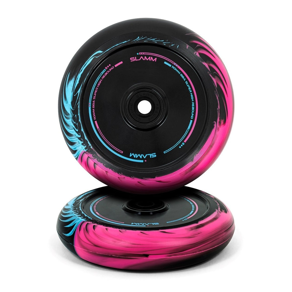 Slamm Scooters | Slamm 110mm Swirl Hollow Core Wheels - Pair