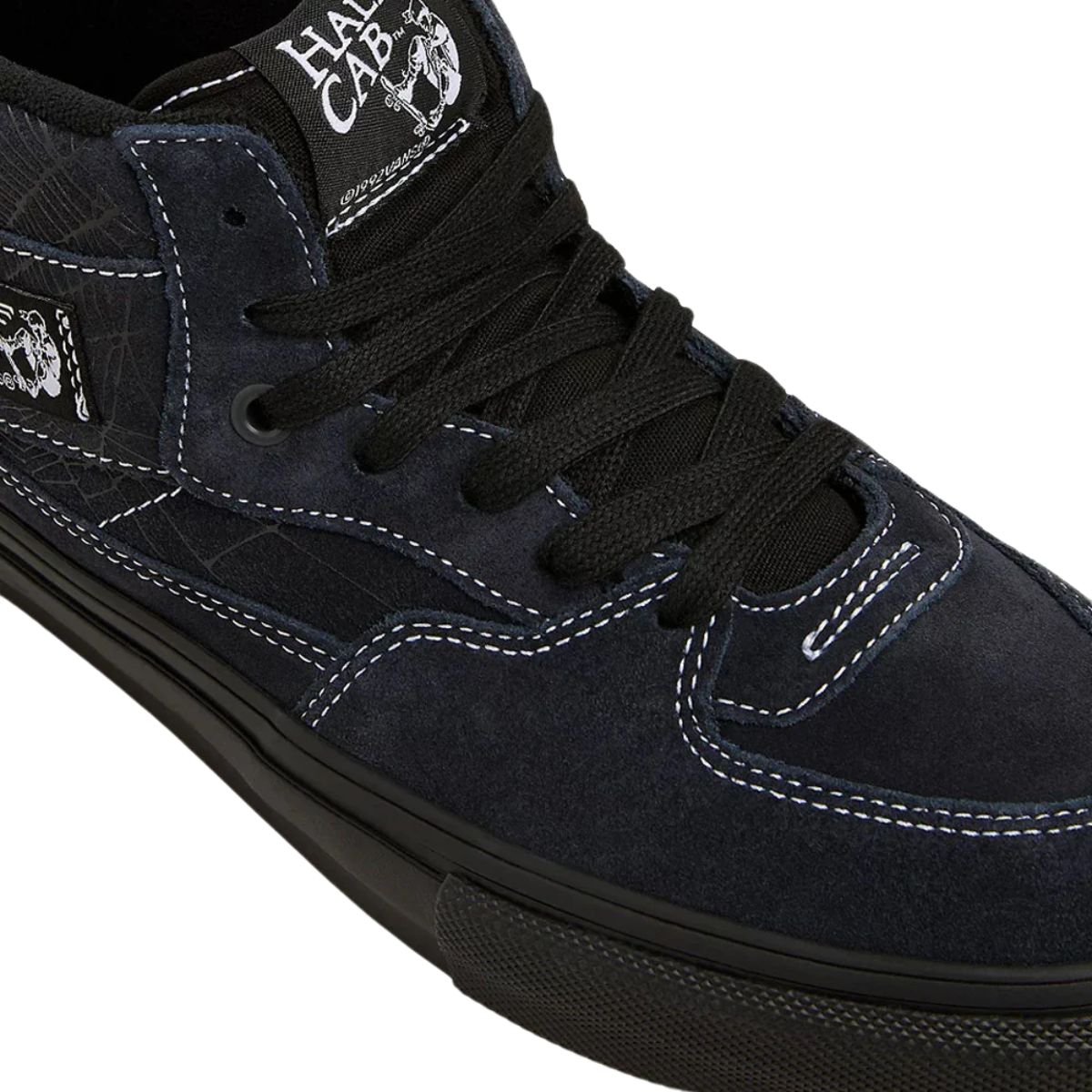 Vans | Half Cab Shoes | Web Dark Grey and Black