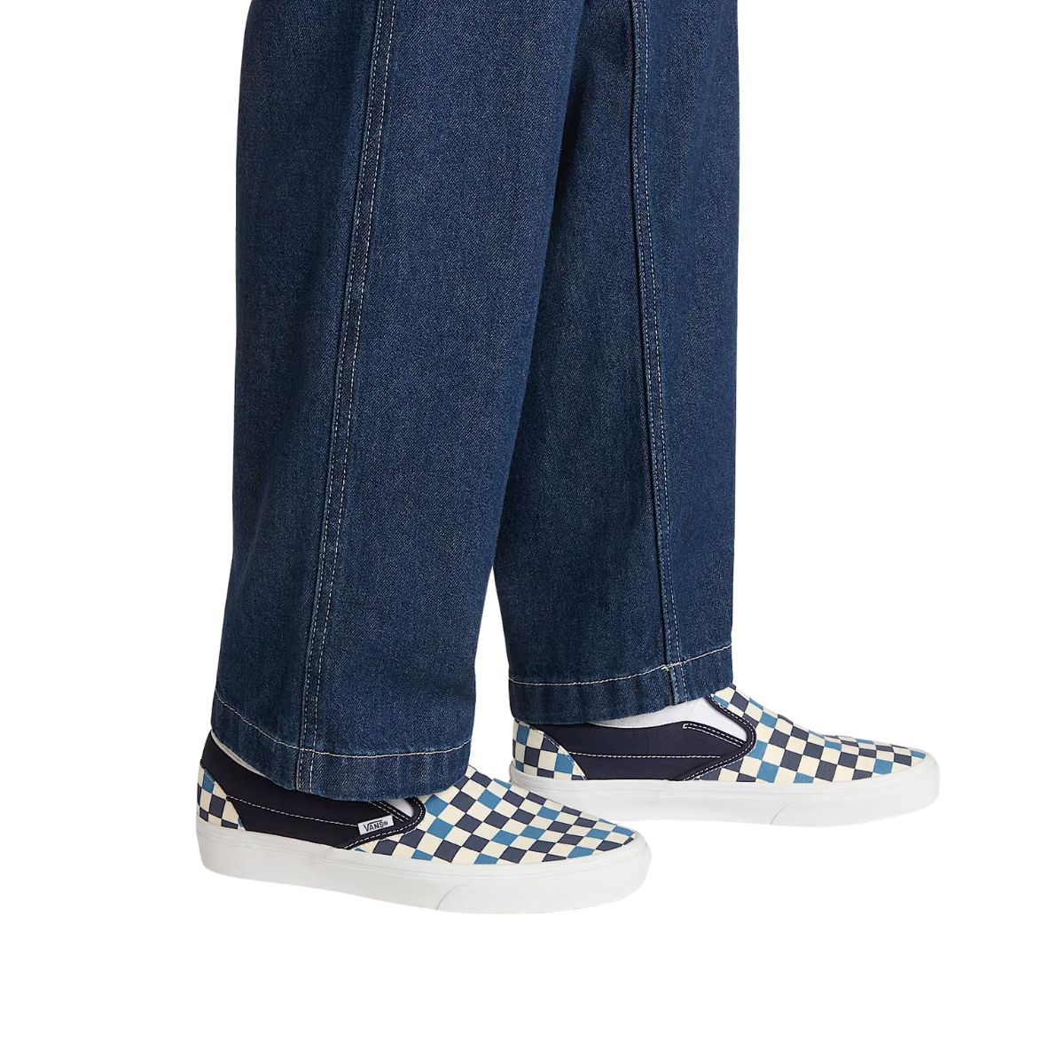 Vans | Classic Slip-On | Tri-Tone Check - Navy