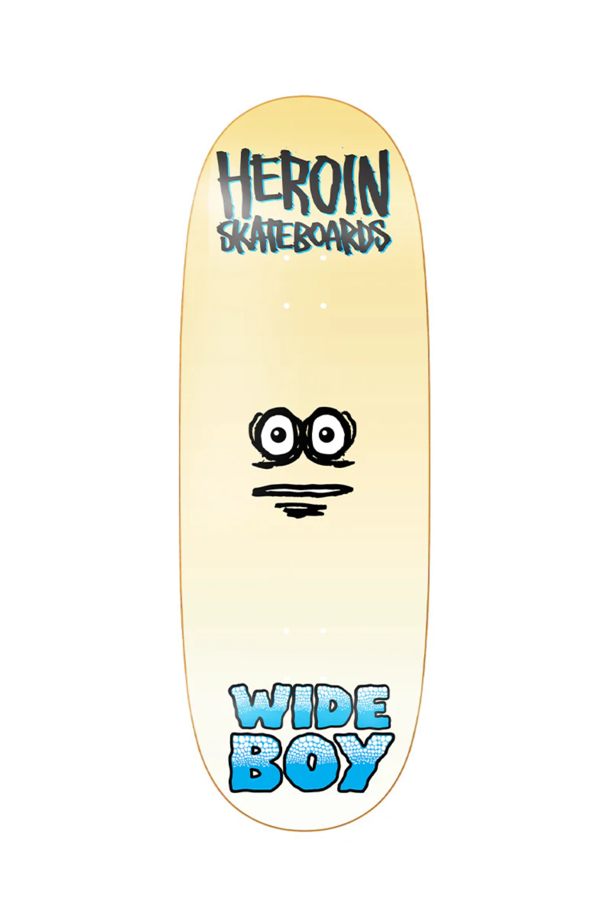 Heroin Skateboards | Wide Boy Face Deck | 10.75"