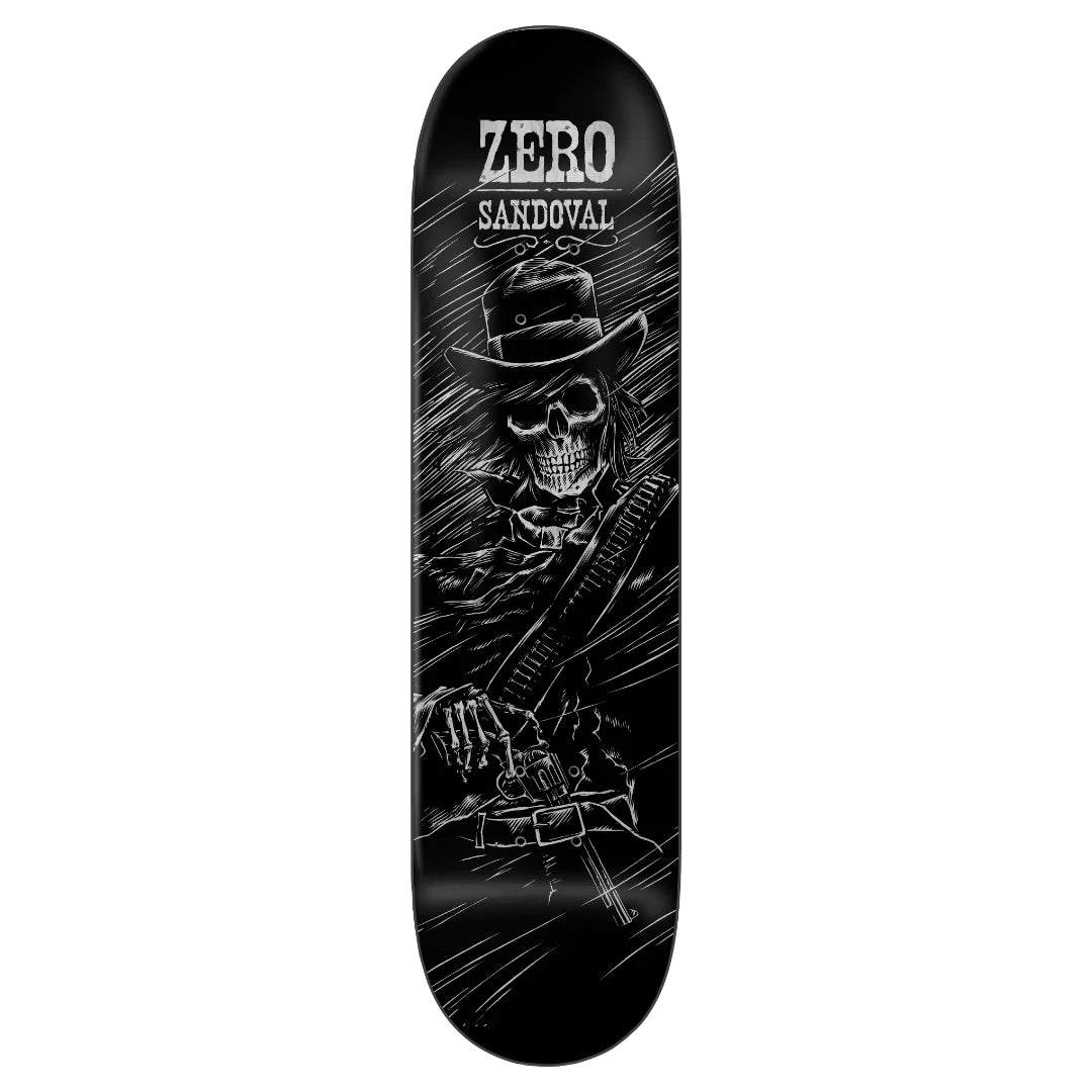 Zero Skateboard Gunslinger 30 yr Tommy Sandoval 8.5"