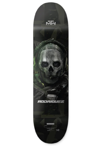 Primitive x Call Of Duty Rodriguez Ghost Deck Silver 8.125"