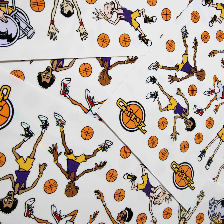 full court stickers