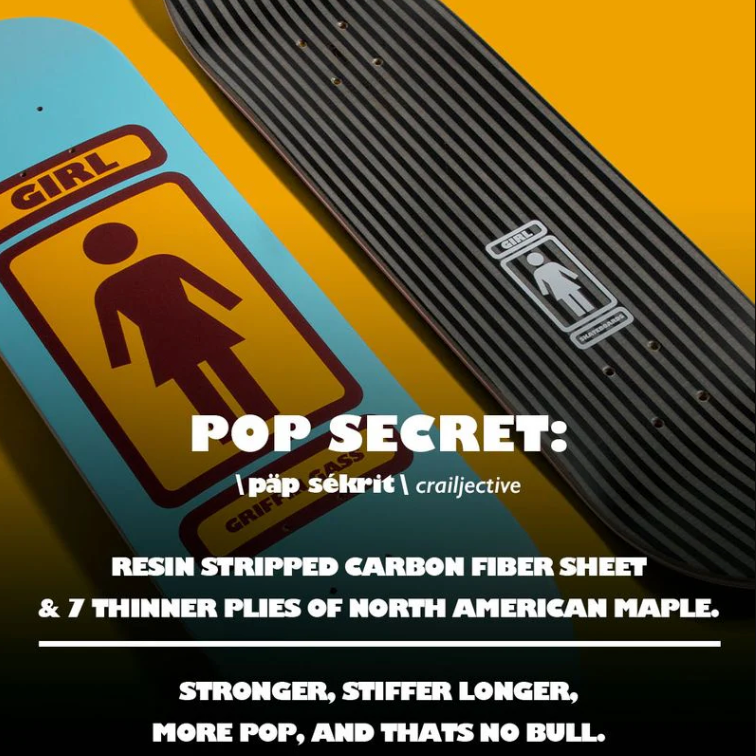 Girl Skateboard | 93 Til Sean Malto Pop Secret | 8"