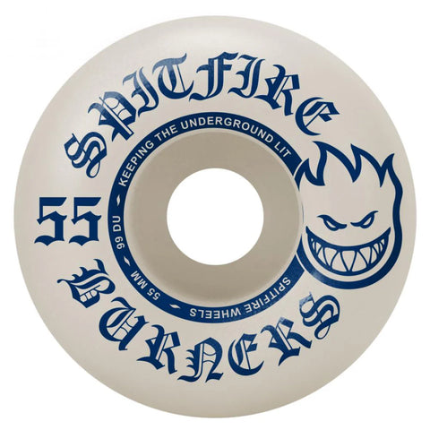 Spitfire Burners 99d Skateboard Wheel - 54mm blue/white