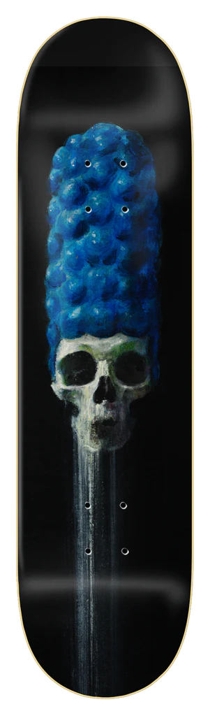 ZERO COLE SPRINGFIELD HORROR 8.25" SKATEBOARD DECK (BLACK)