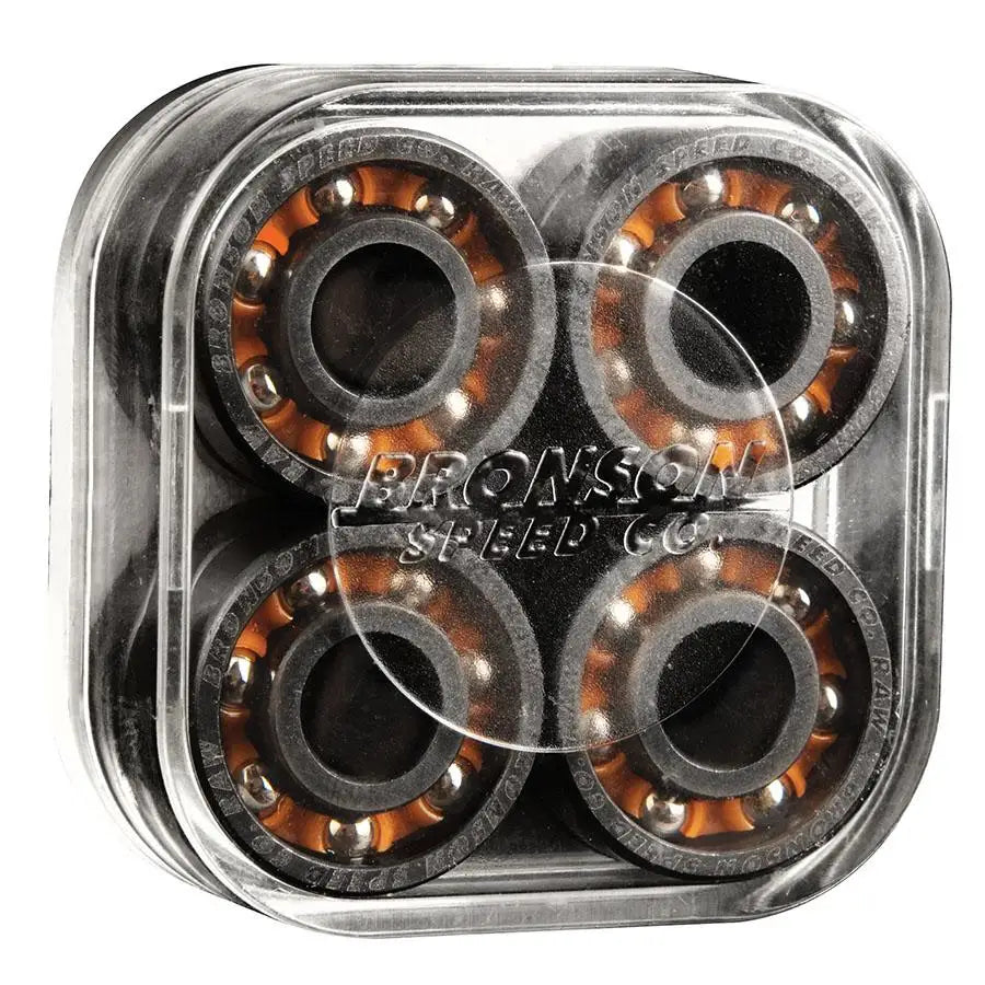 Bronson Speed Co. Raw Skateboard Bearings