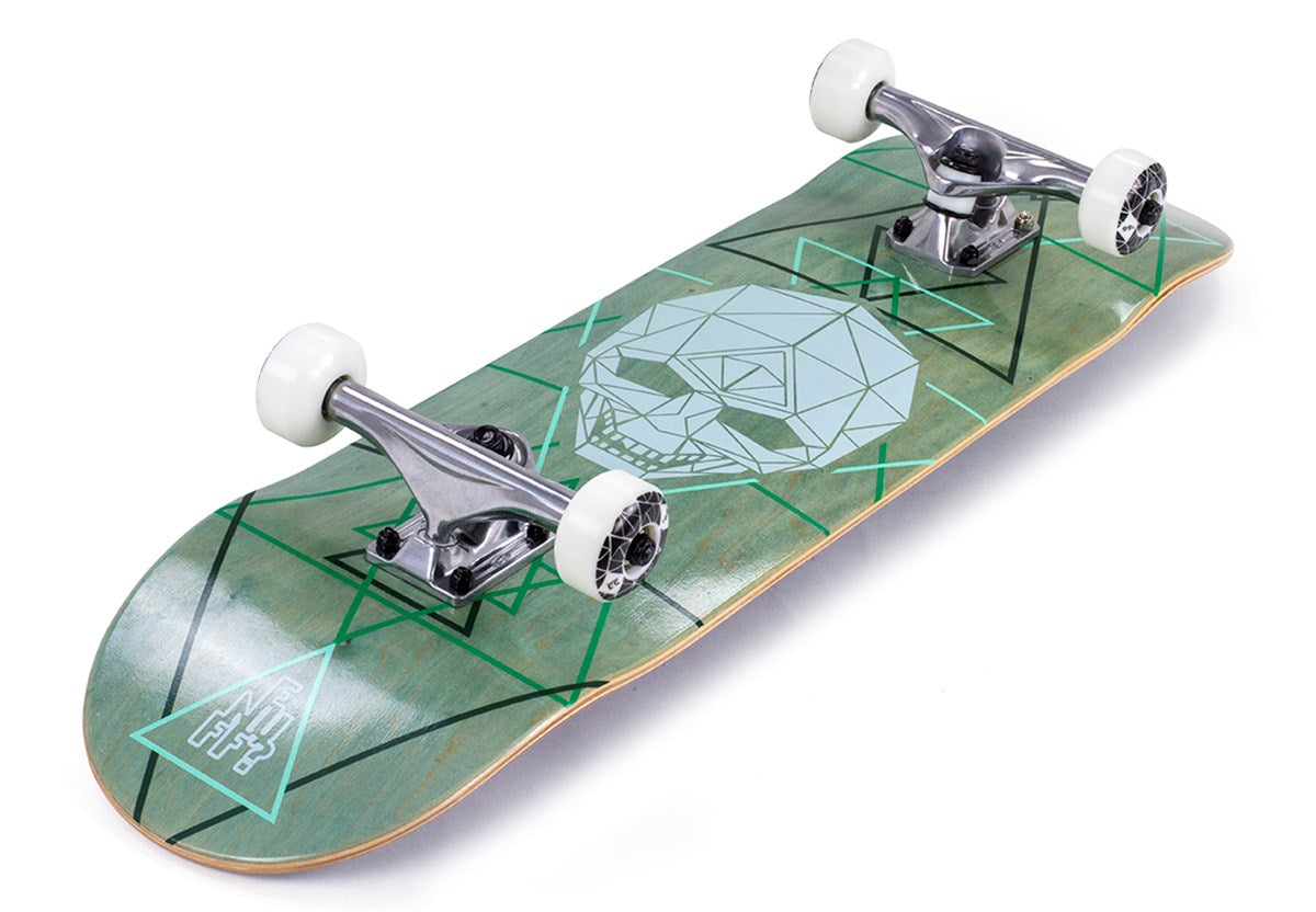 Enuff Skateboards Geo Skull Complete | Green 8”