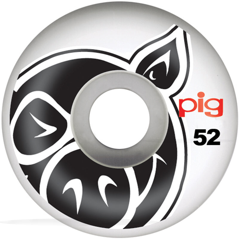 Pig Head Natural 101a Skateboard Wheels 52mm