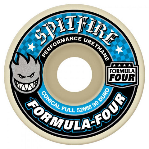 Spitfire Formula Four Conical Full 99d Team Wheel - 52mm