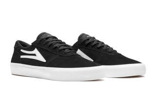 Lakai Manchester Skate Shoes | Black White