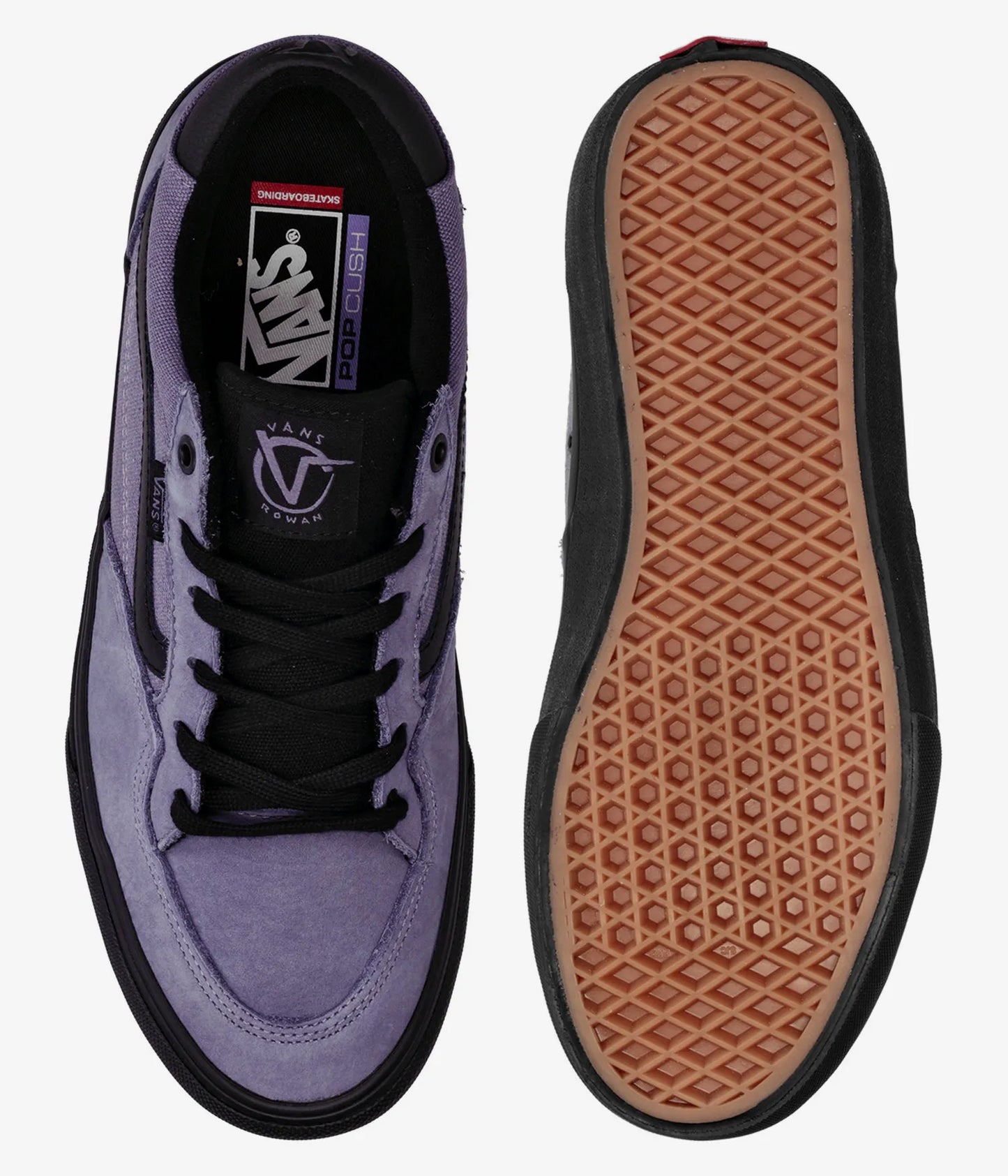 Vans Skate Rowan Skate Shoe | Nubuck Light Purple/Black