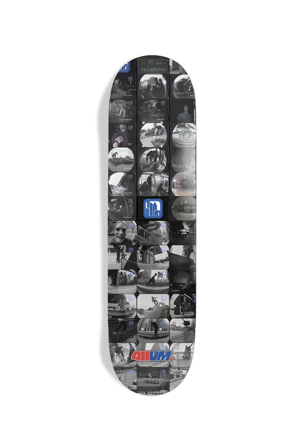 411VM Skateboard Deck Metrospective Frame Grab 8.25" 
