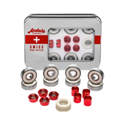 Andale | Swiss Pro Rated Skateboard Bearings