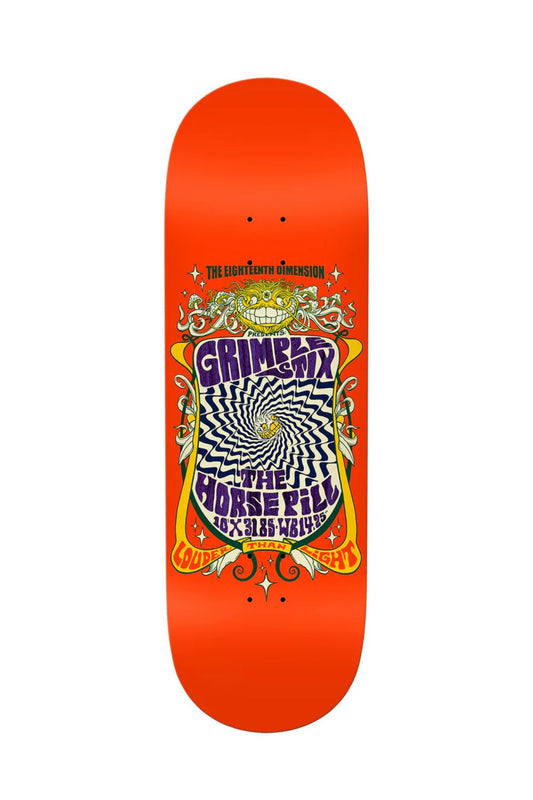 Anti Hero Grimple Stix | Team Litho Horsepill Deck | Orange 10"